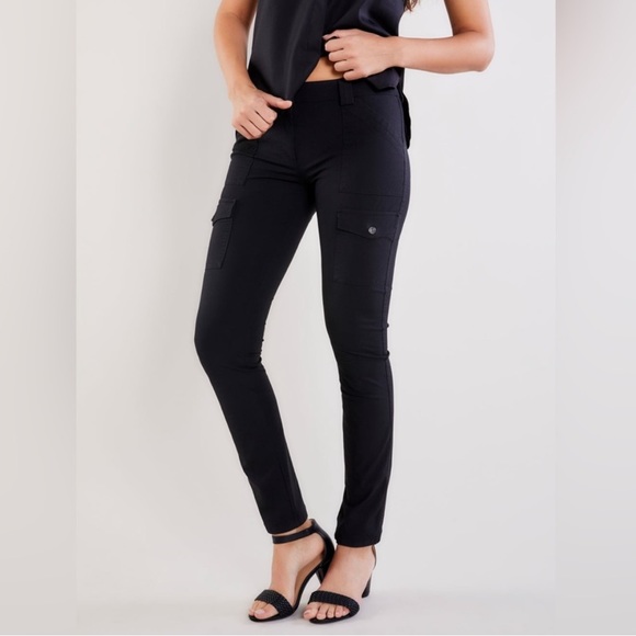 Anatomie Kate Skinny Cargo Pants | Black | Size L - Picture 2 of 6